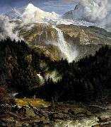 Koch, Joseph Anton The Schmadribach Falls oil painting picture wholesale